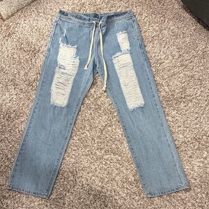POL Distressed Blue Jeans